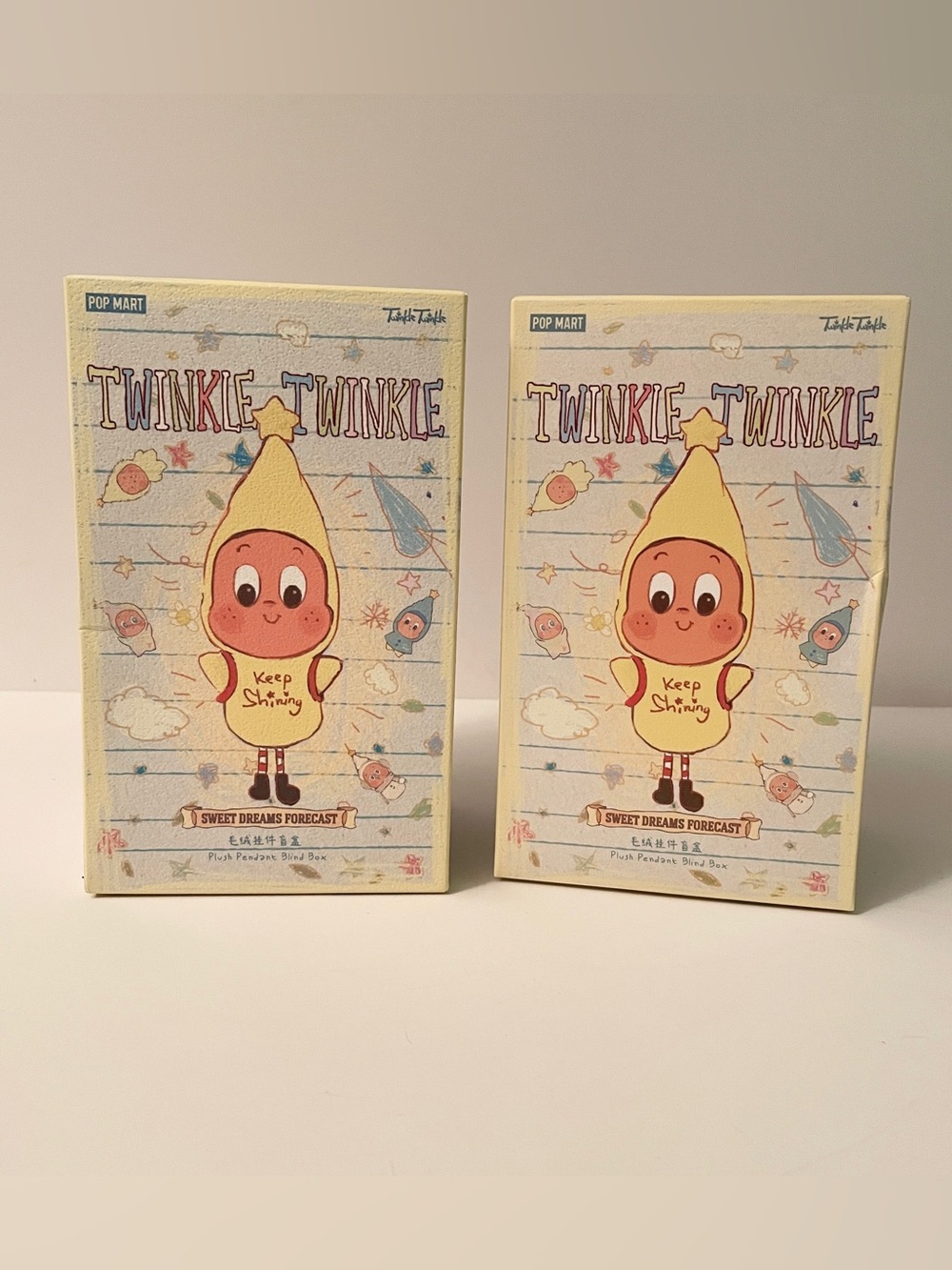 POP MART Twinkle Twinkle Sweet Dreams Plush Pendant Blind Box Lot of 2 New